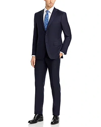 Canali Navy Banker Stripe Regular Fit Suit