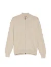 Canali 집업 니트 가디건 In Neutral