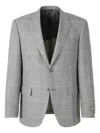 Canali Notched-lapel Checked Blazer In Multi