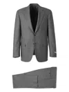 Canali Notched-lapel Single-breasted Suit In Gray