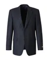 Canali Patch Pocket Blazer In Black