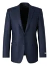 Canali Single-breasted Blazer In Blue