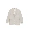 Canali Notched-lapel Suit In Neutral