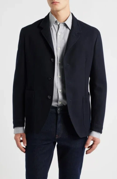 Canali Nuvola Regular Fit Wool Blend Sport Coat In Blue