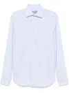 Canali Nuvola Shirt In Brown
