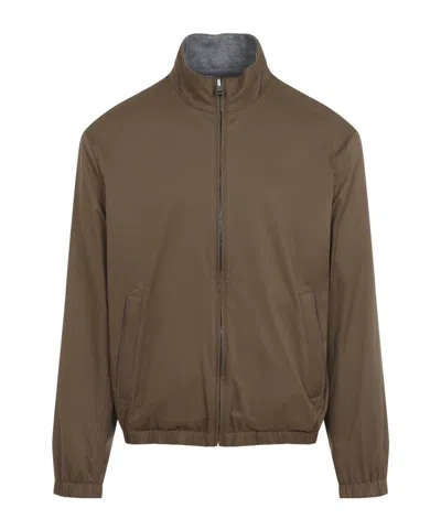 CANALI ZIP-FASTENING JACKET