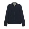 Canali Reversible Bomber Jacket In Multicolor