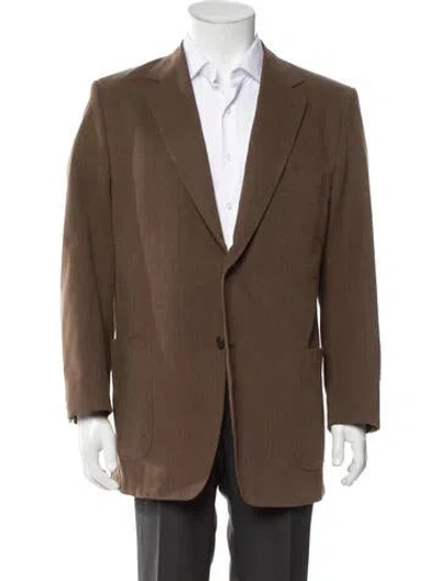 Pre-owned Canali Overcoat In Brown