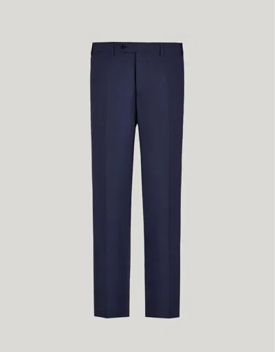 CANALI PANTALON BLEU EN LAINE IMPECCABILE