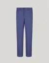 Canali Pantalon En Laine Pure Bleu Clair - Impeccable In Blue