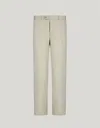 Canali Pantalon En Lin Et Laine Naturelle In Gray