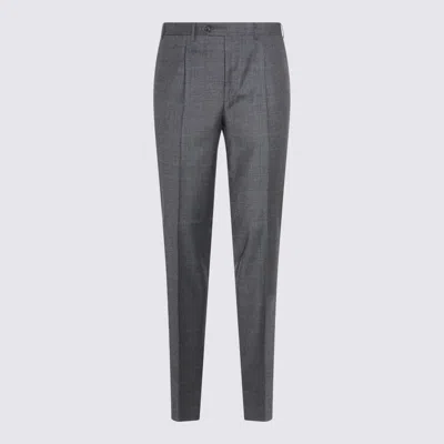 CANALI CANALI GREY WOOL PANTS
