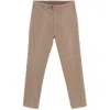 Canali Tapered Trousers In Beige
