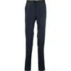 Canali Tailored Wool Trousers In Blue