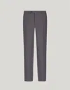 Canali Pants In Grey Wool In Gray