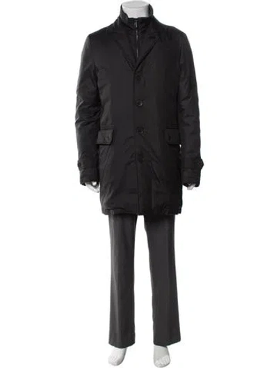 Pre-owned Canali Parka In Gray