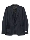Canali Patch-pocket Two-button Blazer In Blue