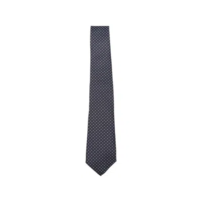 Canali Pattern Tie In Blue