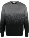 Canali Patterned Intarsia-knit Wool Blend Jumper In Schwarz