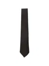 Canali Patterned Tie In Gray