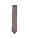 Canali Patterned Tie In Gray