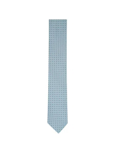 Canali Patterned Tie In Neutral