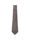 Canali Patterned Tie In Brown