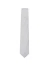 Canali Patterned Tie In White