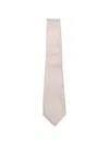 Canali Patterned Tie In Neutral