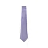 Canali Patterned Tie In Purple