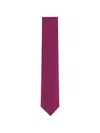Canali Patterned Tie In Purple
