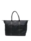 Canali Patterned Weekend Bag In Blue