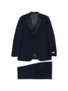Canali Peak-lapel Suit In Blue