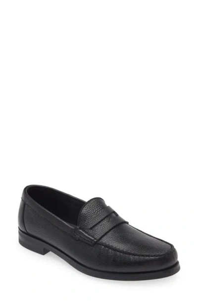 Canali Penny Loafer In Black