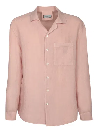 Canali Pink Linen Shirt