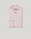 Canali Pink Regular-fit Shirt In Impeccabile Cotton In Neutral