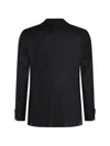 Canali Pinstripe-pattern Suit In Black