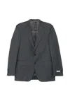 Canali Pinstripe-pattern Suit In Green
