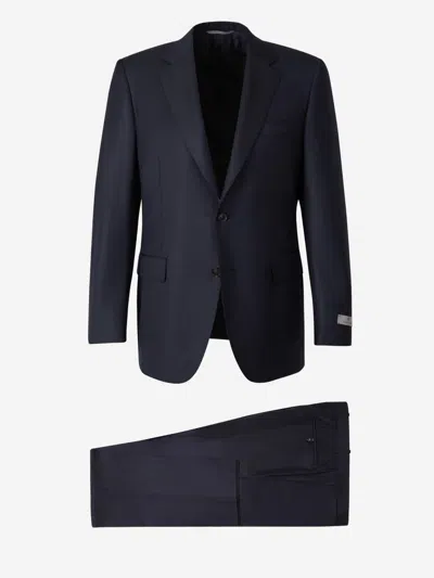 CANALI CANALI PLAIN WOOL SUIT