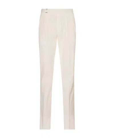 Canali Pleated Tailored Trousers In Neutral