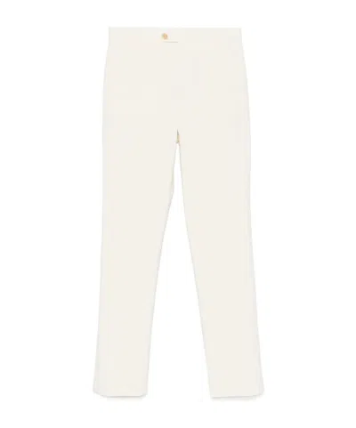 Canali Pocket Casual Pants In White