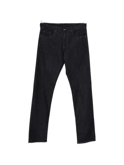 Canali Pocket Cotton Jeans In Blue