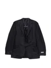 Canali Pocket Two-button Blazer In Blue