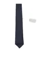 Canali Pointed Tie In Blue