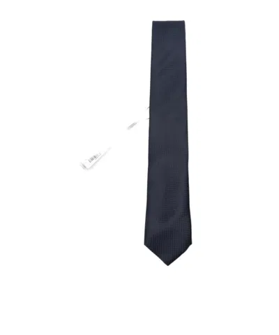 Canali Pointed Tie In Blue