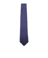 Canali Pointed Tie In Blue