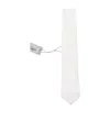 Canali Patterned Tie In White