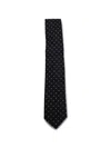 Canali Polka-dot Pattern Tie In Black