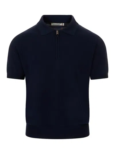 Canali Polo In Blue
