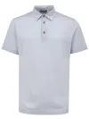 CANALI POLO CANALI BLUE SHORT SLEEVE
